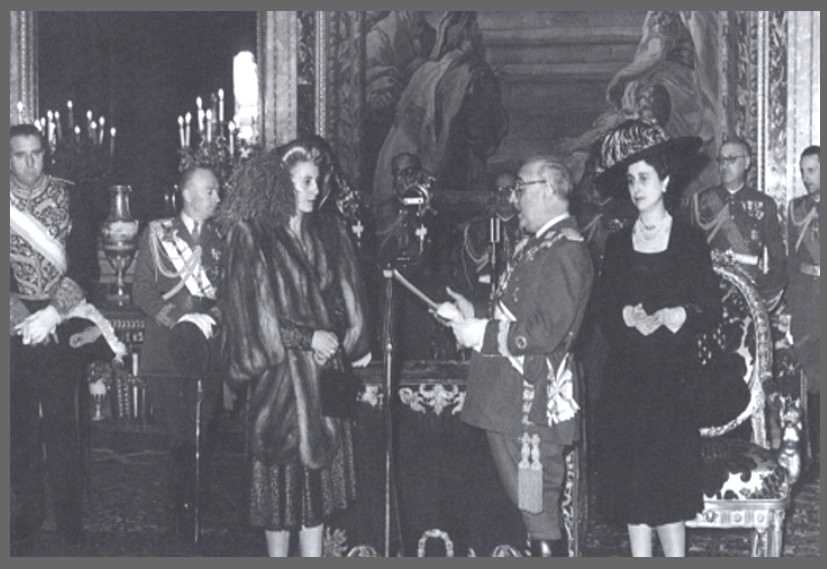 EVA PERON Y FRANCISCO FRANCO