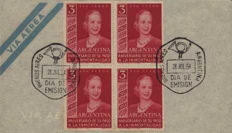 SELLOS SOBRE EVA PERON